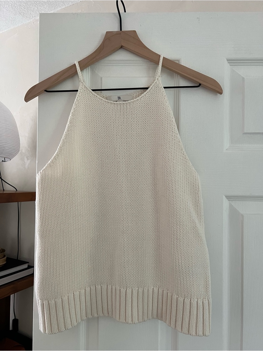Banana Republic Cream Knit Halter Tank Top